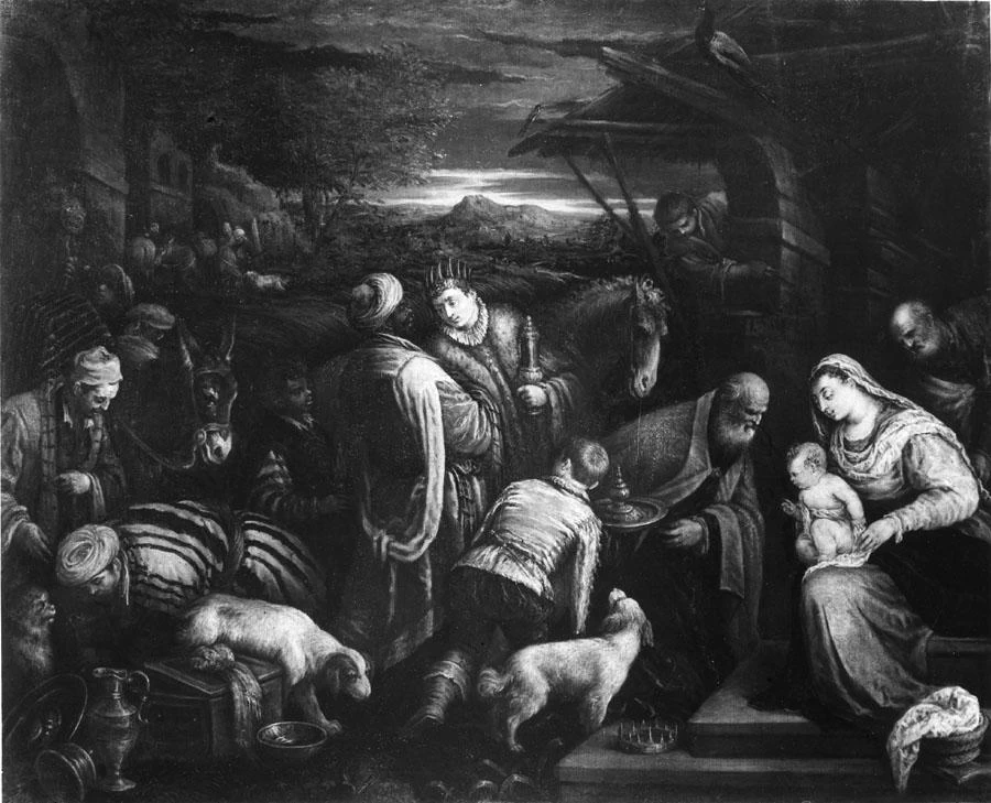 Francesco Bassano-155-Adorazione dei magi - Duomo di Padova